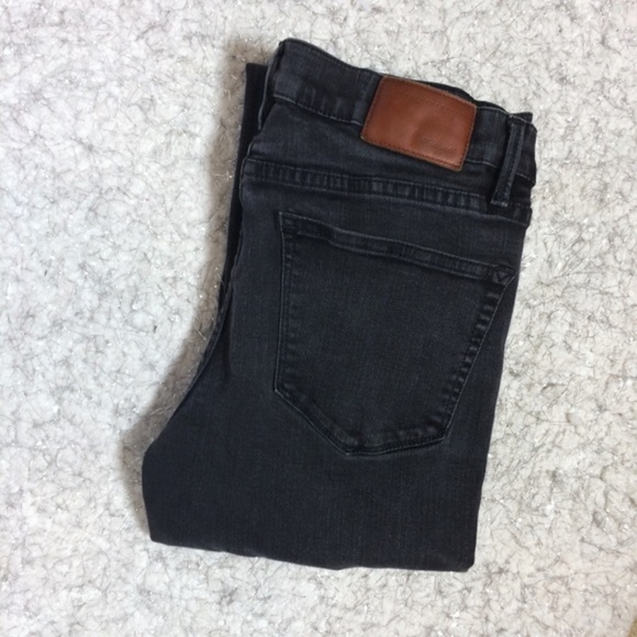 Madewell Denim - Madewell Black Skinny Black Frost Jeans Size 29